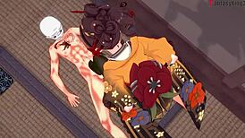 Chiori Gives See-Through Blowjob in Genshin Impact POV