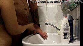 Anime girl helps with morning boner