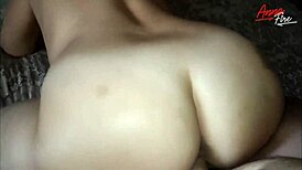 Blonde Step Mom's Tits Covered In Cum