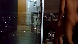 365 days of anal day 51: sex on the balcony with big black cock