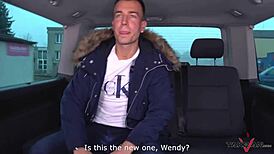 Czech Babe Gets Hammered On The Backseat And Ditched