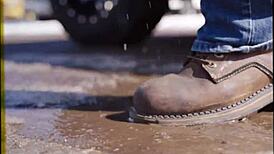 Muscular Bodybuilder Face Fucks Gay Partner with Monster Cock