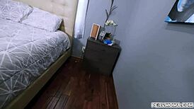 stepmom catches stepson sniffing her panties and helps him out