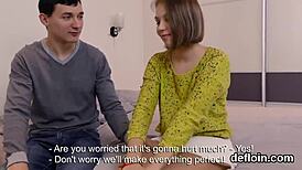 Holy Hell, Lovesome Nympho Spreads Yummy Pussy for Hardcore Defloration!