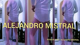Check out Alejandro Mistral's bulge in those tight undies!