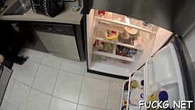 Feeling Intense Pleasure, Young Slut Rides Guy's Cock Sloppily On Spycam.