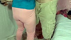 canada stepbrother dances hot mujra with desi stepsister sara 🔥