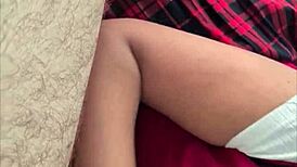 18-year-old student invites hot classmate home for some alone time fucking