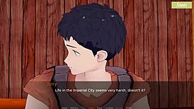 let's play as a charming waitress in this fun scenario 😊