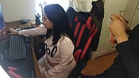 European Milf Sucks Monster Cock On Webcam With Toys And Viewers