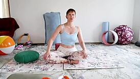 Yoga instructor Aurora Willows is a stunning brunette beauty.