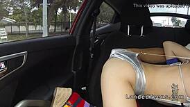 Clown Teen Sucks Big Cock Outdoor in POV Style