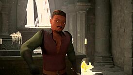 check out this muscular gay bodybuilder with a huge cock