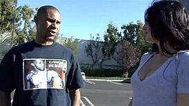 Stepmom Lake Russell craves huge black cock in rough outdoor action