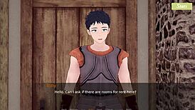 let's play as a charming waitress in this fun scenario 😊