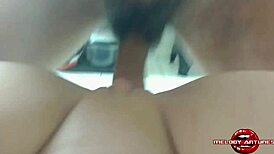 blonde with big ass gets cock and cum on butt while trying lingerie xred melody antunes