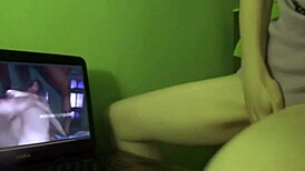 hey, that dry humping leads to orgasm while watching porn at home