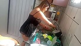 I love filming sexy Sarah Rosa's vlog moments