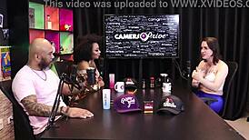 I thought being a woman meant just a pussy, but damn, taking 32cm cock is wild - Melissa Leal sheer red