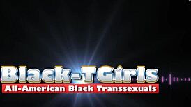 Black Tgirl Pop Queen Cammii Feels Intense Anal Finger With Big Black Cock