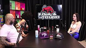 I thought being a woman meant just a pussy, but damn, taking 32cm cock is wild - Melissa Leal sheer red