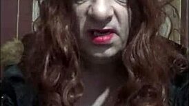 Crossdresser Enjoys Shy Homemade Machine Masturbation Session