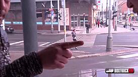 Vanessa Shelby is learning to lick that wet pussy outdoors