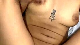 Finishing hardcore missionary with a creampie in my shaved pretty pussy