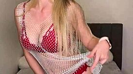 stella cardo uses dildo in pov scene