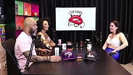 I thought being a woman meant just a pussy, but damn, taking 32cm cock is wild - Melissa Leal sheer red