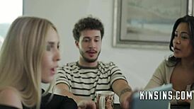 Stepmom Supports Stepson's Porn Career by Recording Raunchy Videos Together. See Their Bond!