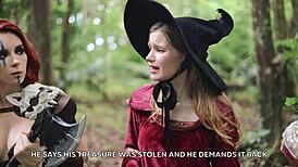 Little Adventurer Explores Big Porn in D&D Cosplay