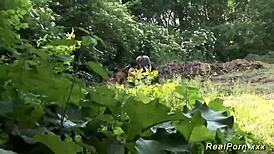 ugh, me n my german bf fuckin hard outside... so hot!