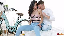 Polina Sweet Bends Over For Anal On First Tinder Date, Licking Cum After