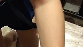 Asian Hot Mom Sucks Cock, Not Her Son.