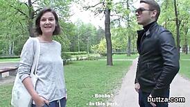 flawless small chick's yummy twat and anal hole get reamed hard