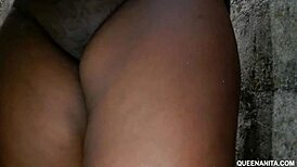 Asian BBW Gets Rough Doggystyle in Unfinished Building Bush