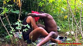 African Pornstar Bangs Step-Mom Hard on Farm!