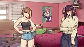 Benefitship big boobs futa and her sexy bestie hentai gameplay