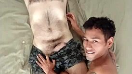 Intense Blowjob To Kickstart The Day With A Hairy Hot Romantic Guy