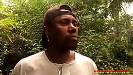 African Pornstar Bangs Step-Mom Hard on Farm!