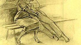 What makes vintage erotic illustrations so captivating to explore?