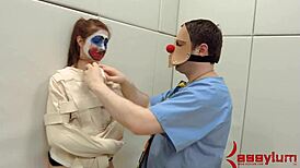 Rose Red gets bound for extreme anal and facial