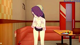 I watched Rin Toyama an Ko Yagami in intense lesbain play and futanari sex