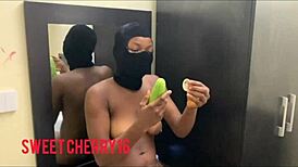 BANG sweet cherry PUSSY, clothes RIPPED, group CUM on ASS