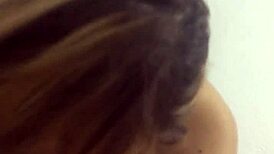 this tinder teen gives a sloppy blowjob with her big tits, part one