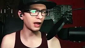 gabbie carter masturbates to her stepbro on webcam, feeling that huge tattooed body with piercings