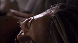 Sensual lesbian sluts Serena Blair and Adira Allure fuck anally with black dildo!