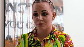 Hot blonde with huge tits pounded by father-in-law!