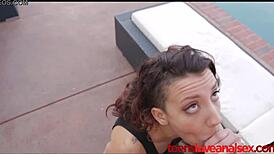 Step Dad Instructs Young 18+ Daughter In Anal Sex And Blowjob